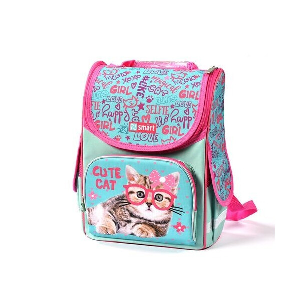 

Рюкзак школьный каркасный SMART PG-11 Cute Cat 558052