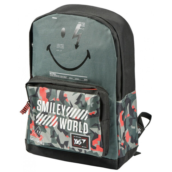

Рюкзак школьный YES T-67 Smiley World Military boy 558282