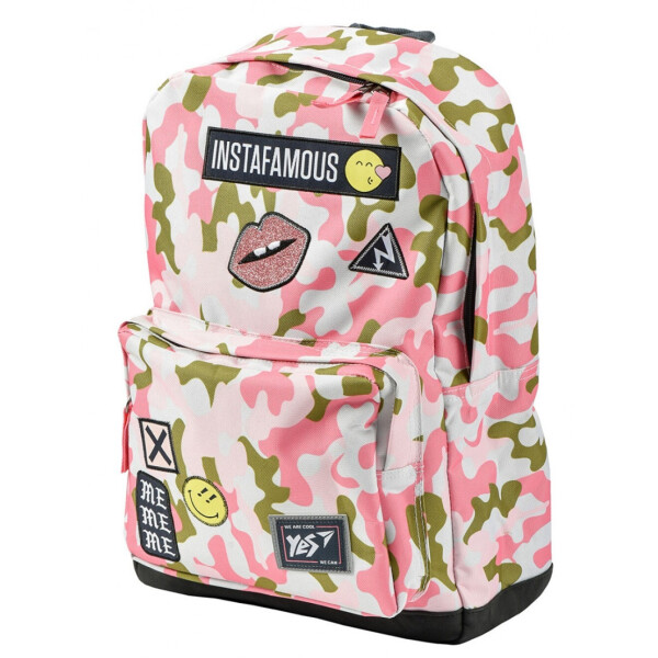 

Рюкзак школьный YES T-67 Smiley World Military girl 558280
