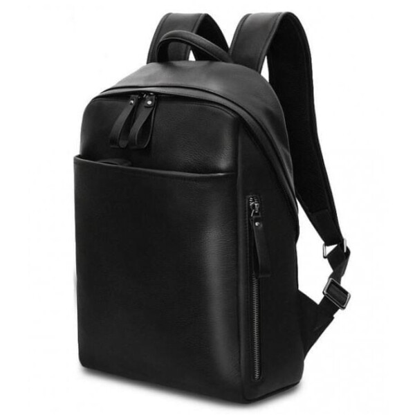 

Черный кожаный рюкзак Tiding Bag B3-1663A