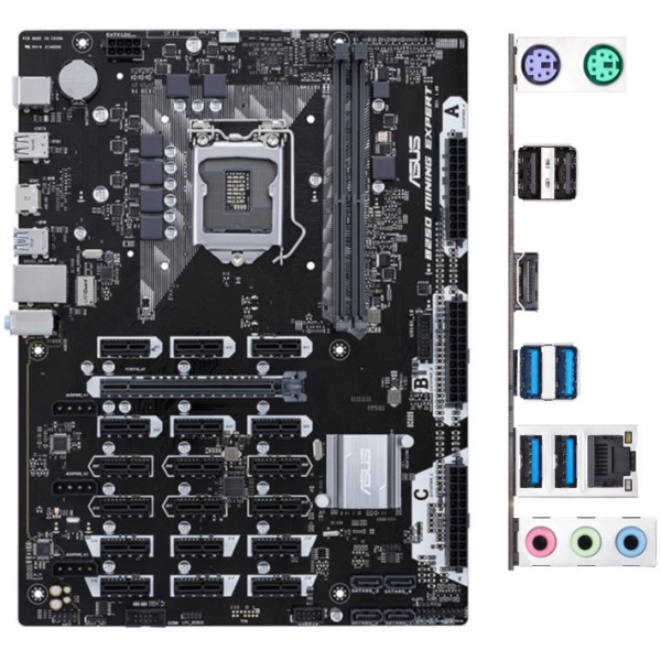 

Материнская плата ASUS B250 MINING EXPERT