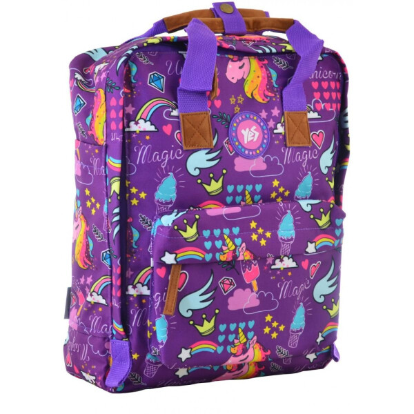 

Подростковый рюкзак-сумка YES TEEN 27х36х11 см 10 л для девочек ST-34 Unicorn (555016)