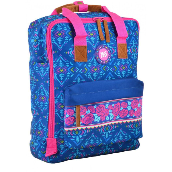 

Подростковый рюкзак-сумка YES TEEN 27х36х11 см 10 л для девочек ST-34 Folk (555024)