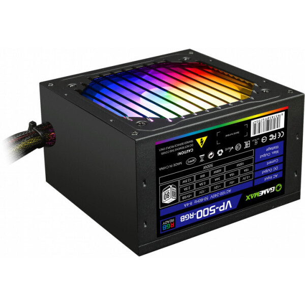

Блок питания GAMEMAX VP-500-M-RGB