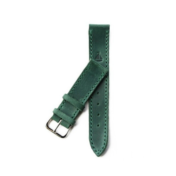 

Ремешок для часов кожаный Andywatch изумруд