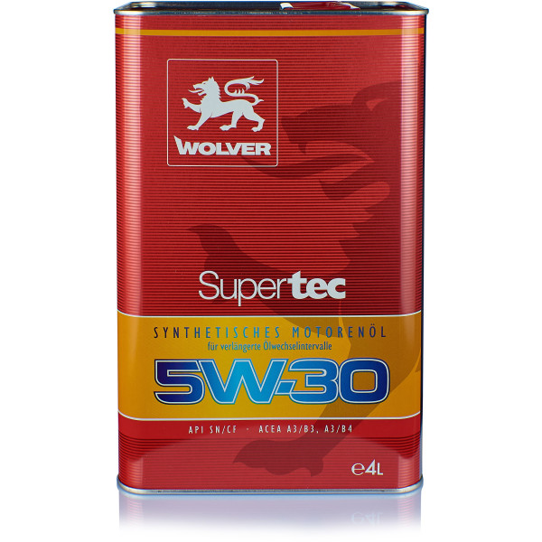 

Моторное масло Wolver SuperTec 5W-30 4 л