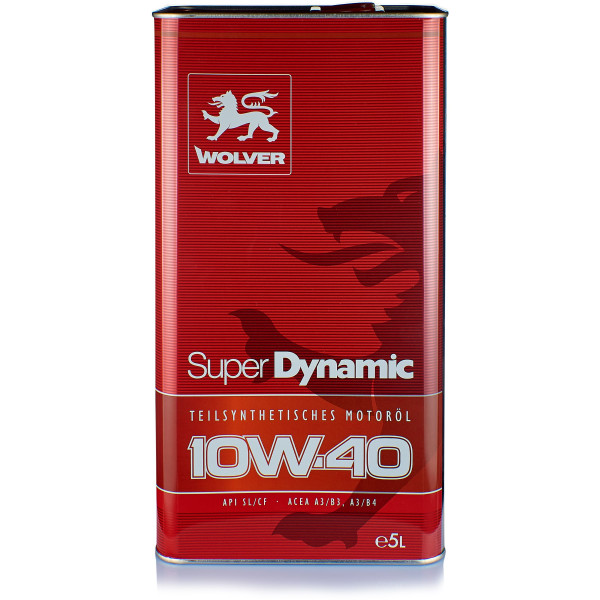 

Моторное масло Wolver Super Dynamic 10W-40 5 л