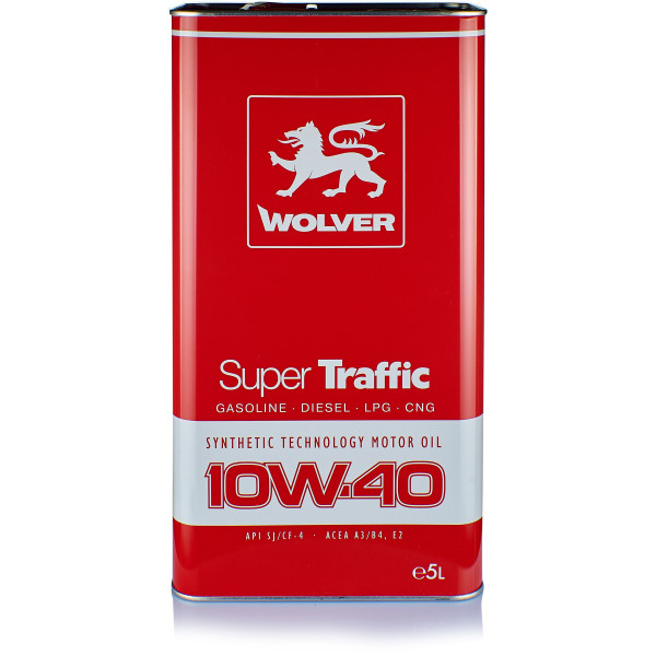 

Моторное масло Wolver Super Traffic 10W-40 5 л