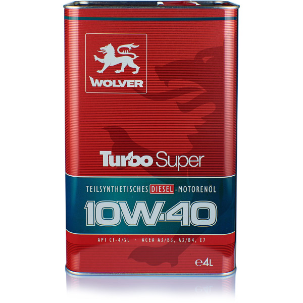 

Wolver Turbo Super 10W-40 4 л