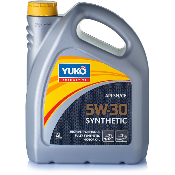 

Моторное масло YUKO SYNTHETIC 5W-30 4 л