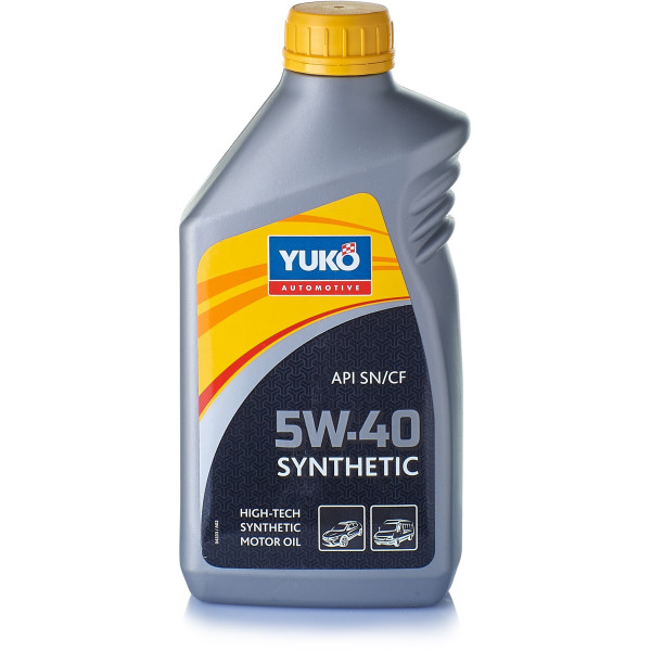 

Моторное масло YUKO SYNTHETIC 5W-40 1 л