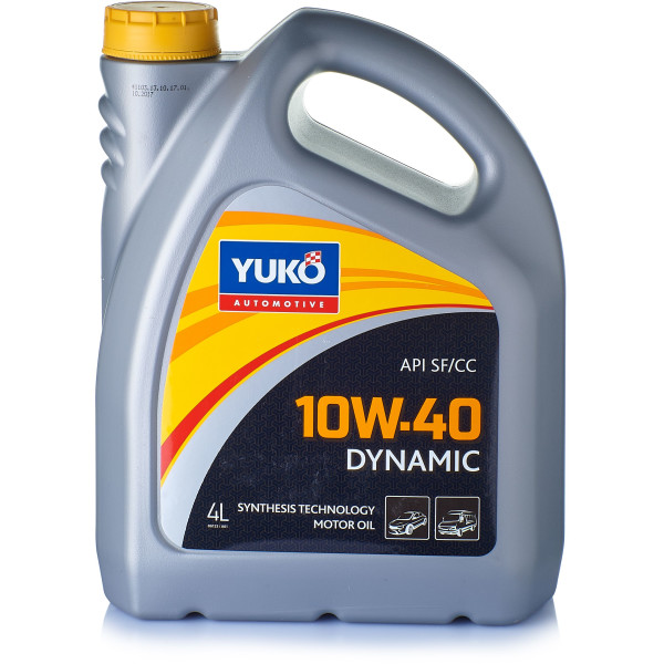 

Моторное масло YUKO DYNAMIC 10W-40 4 л