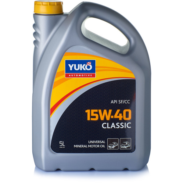 

Моторное масло YUKO CLASSIC 15W-40 5 л