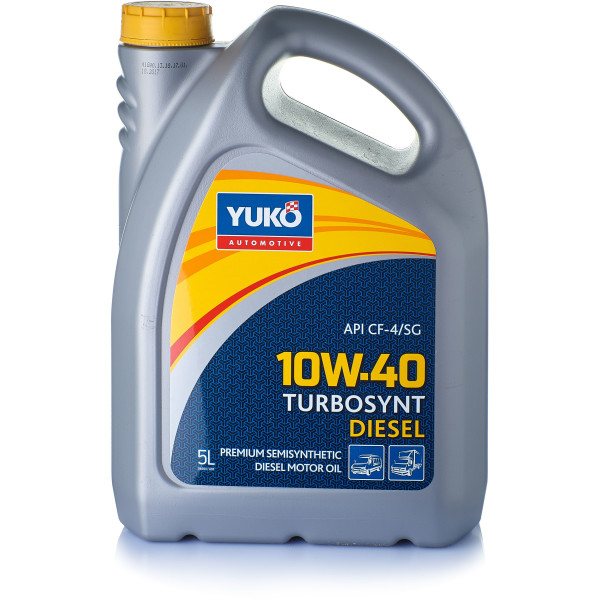 

Моторное масло YUKO TURBOSYNT DIESEL 10W-40 5 л