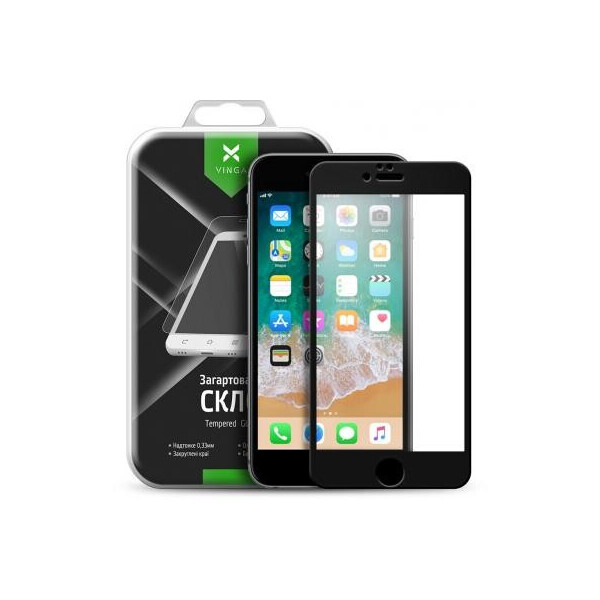 

Стекло защитное Vinga для Apple iPhone 6 Plus Black (VTPGS-I6PB)