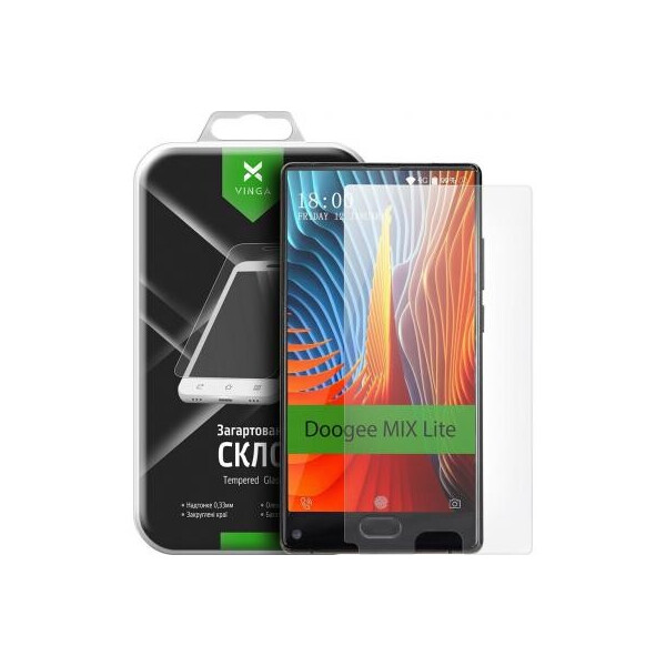 

Стекло защитное Vinga для Doogee MIX Lite (VTPGS-DMIXL)