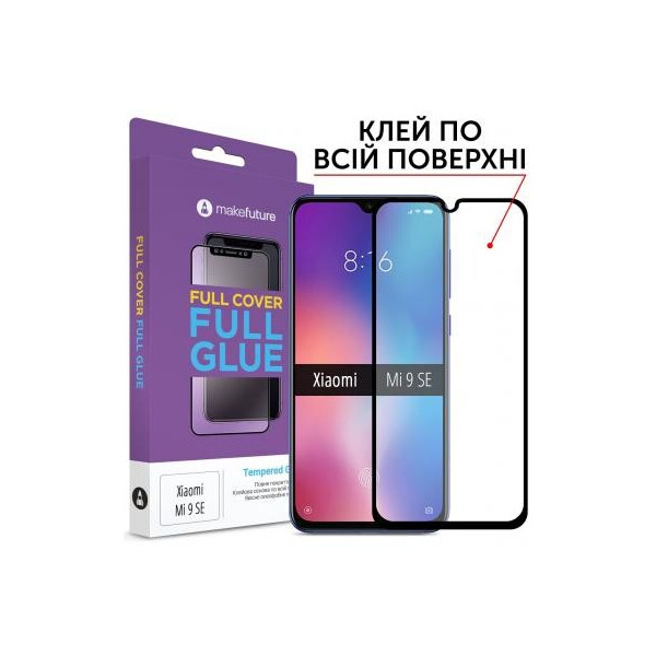 

Стекло защитное MakeFuture Xiaomi Mi9 SE Full Cover Full Glue (MGF-XM9SE)