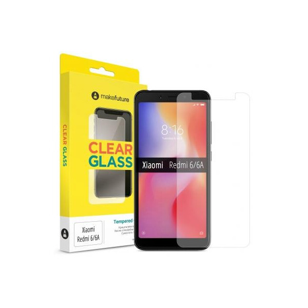 

Стекло защитное MakeFuture Xiaomi Redmi 6/6A (MGC-XR6)
