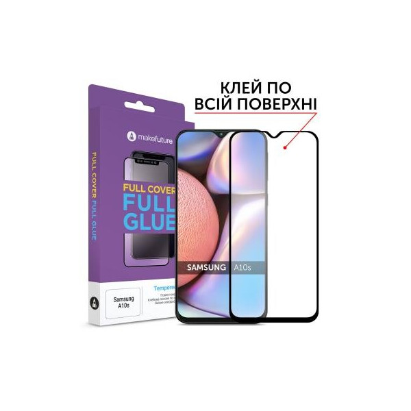 

Стекло защитное MakeFuture Samsung A10s Full Cover Full Glue (MGF-SA10S)
