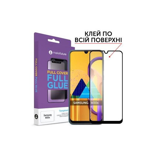 

Стекло защитное MakeFuture Samsung M30s Full Cover Full Glue (MGF-SM30S)