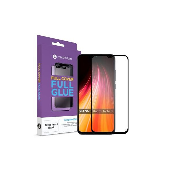 

Стекло защитное MakeFuture Xiaomi Redmi Note 8 Full Cover Full Glue (MGF-XRN8)