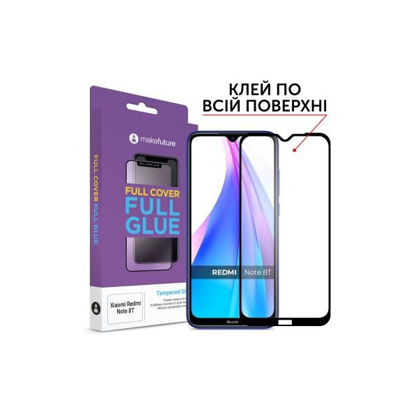

Стекло защитное MakeFuture Xiaomi Redmi Note 8T Full Cover Full Glue (MGF-XRN8T)
