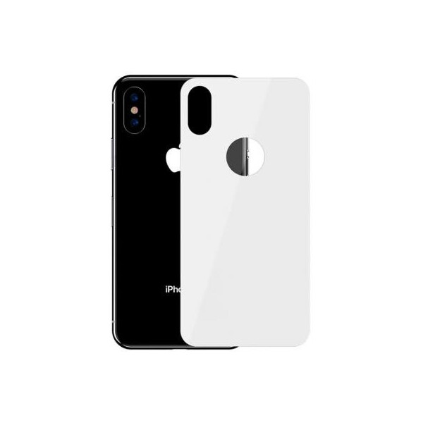 

Стекло защитное Baseus iPhone XS 0.3mm Full rear protector, White (SGAPIPH58-BM02)