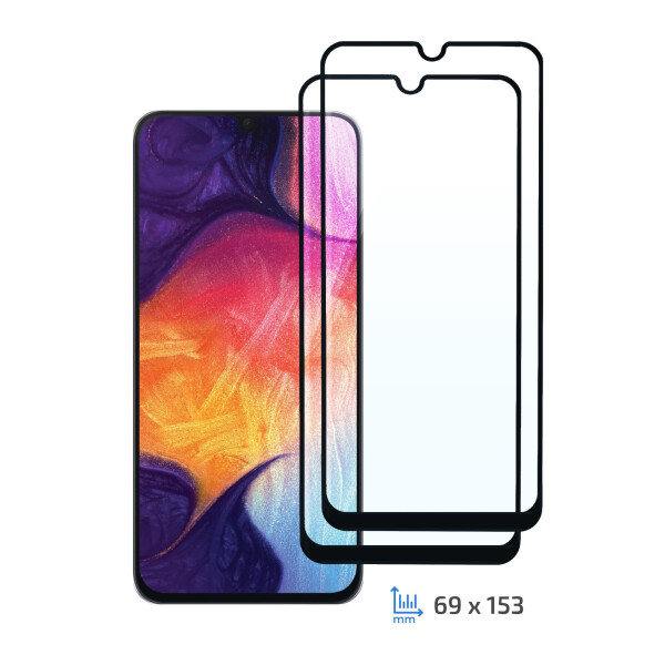 

Комплект 2 в 1 защитные стекла 2E Basic для Samsung Galaxy A20(A205)/A30(A305)/A50/M30, FCFG, Black