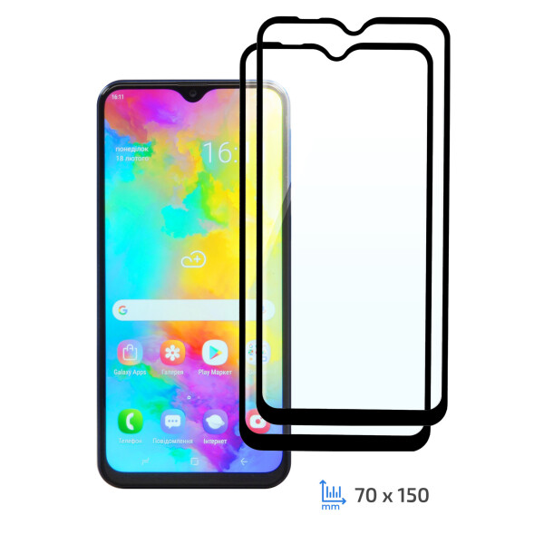 

Комплект 2 в 1 защитные стекла 2E Basic для Samsung Galaxy A10 (A105)/M10(M105), FCFG, Black