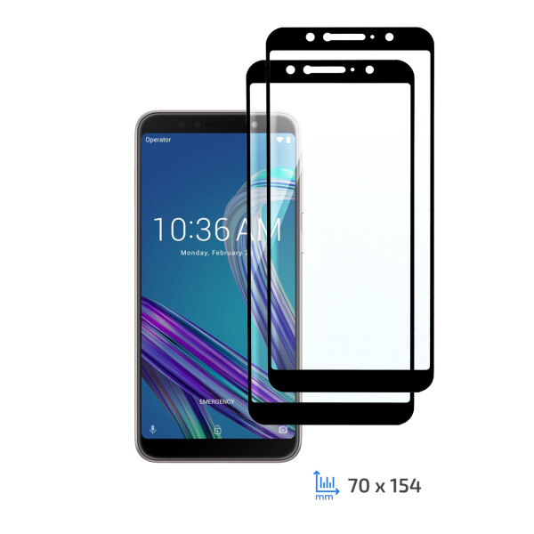 

Комплект 2 в 1 защитные стекла 2E Basic для Asus ZENFONE MAX PRO(M1) ZB601KL/ZB602KL, FCFG, Black