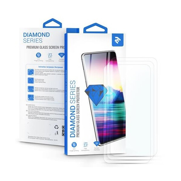 

Комплект 3 в 1 защитные стекла 2E для Apple iPhone XS , 2.5D, Clear