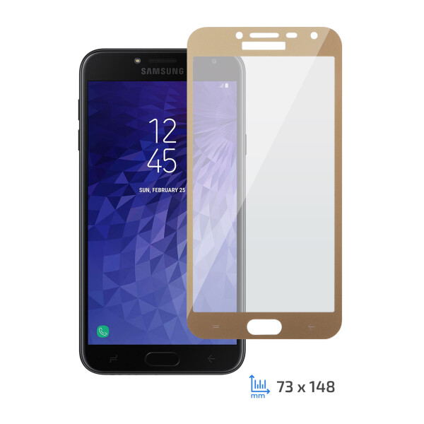 

Защитное стекло 2E Samsung Galaxy J4 2018 2.5D Gold border FG