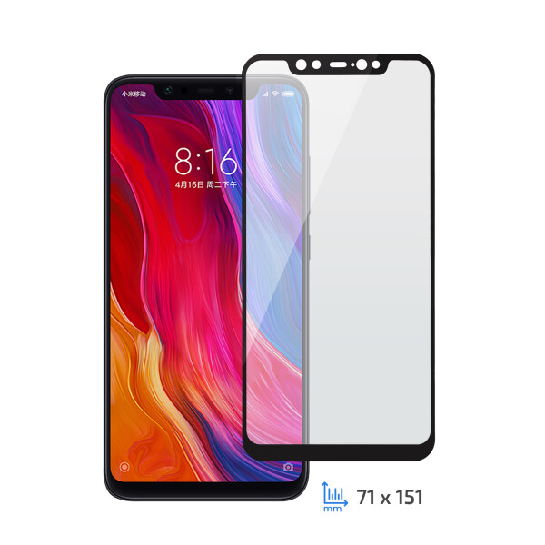 

Защитное стекло 2E Xiaomi Mi 8 2.5D Black border FG
