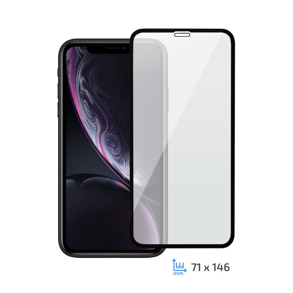 

Защитное стекло 2E iPhone XR/11 6.1" 3D black border FG