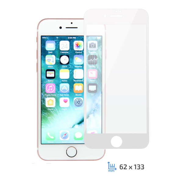 

Защитное стекло 2E iPhone 7/8/ 3D white border FG