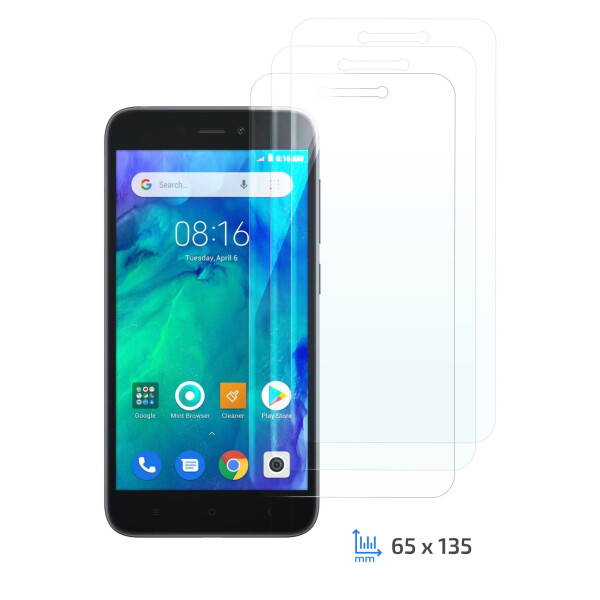 

Комплект 3 в 1 защитные стекла 2E для Xiaomi Redmi GO, 2.5D, Clear