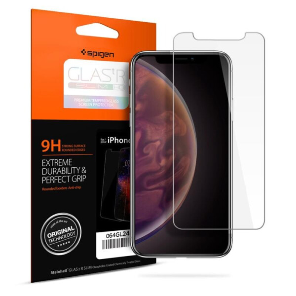 

Защитное стекло Spigen для iPhone 11/Xr Glas.tR SLIM HD, (1Pack)