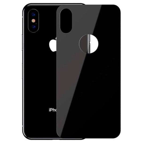 

Защитное стекло Baseus для iPhone XS, 0.3mm Full rear protector, Black