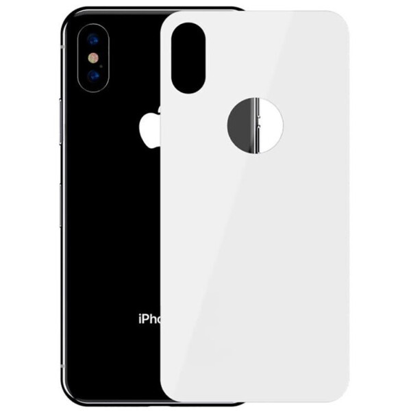 

Защитное стекло Baseus для iPhone XS, 0.3mm Full rear protector, White
