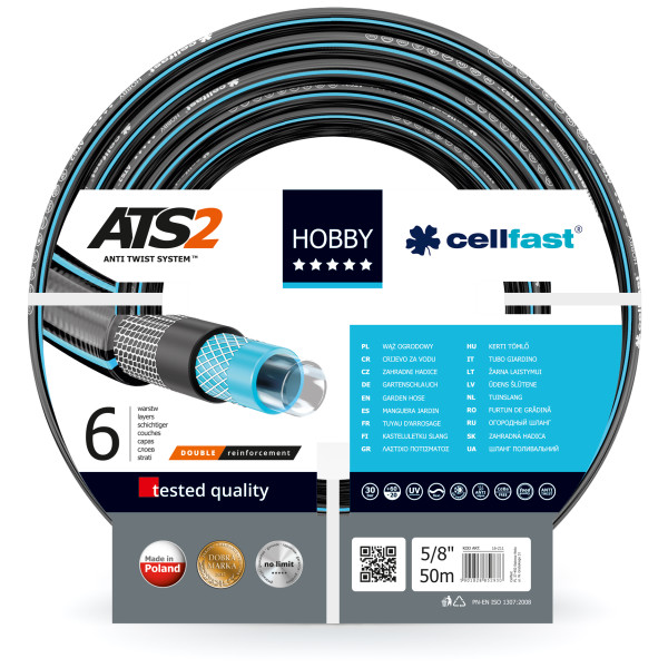 

Cellfast Hobby диаметр 5/8 дюйма, длина 50 м (HB 5/8 50)