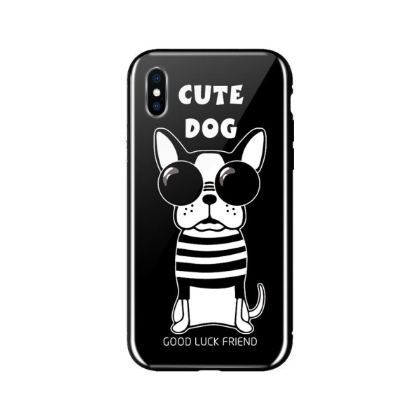 

WK для Apple iPhone XS, WPC-087, Cute Dog Black