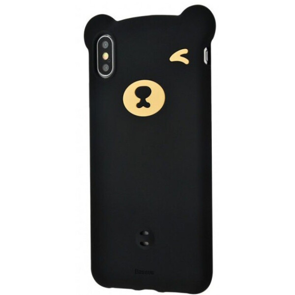 

Baseus для iPhone XS Bear Silicone, Black