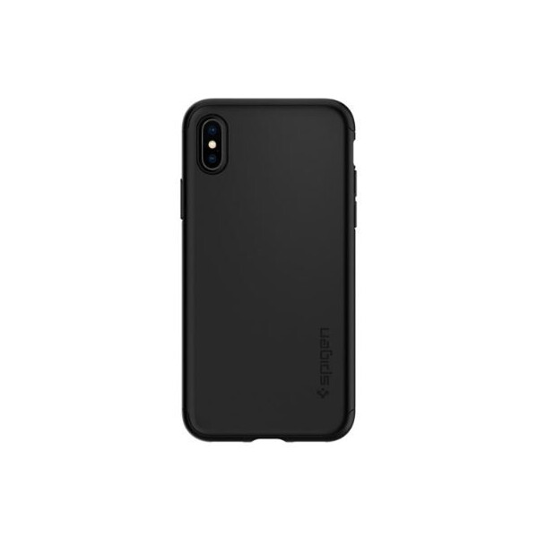 

Spigen для iPhone XS Thin Fit 360 Black + стекло