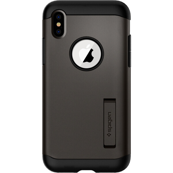 

Spigen для iPhone XS Max Slim Armor Gunmetal