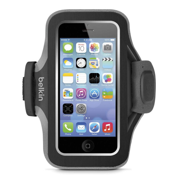 

Belkin для iPhone 5, Slim-Fit Armband, black-grey