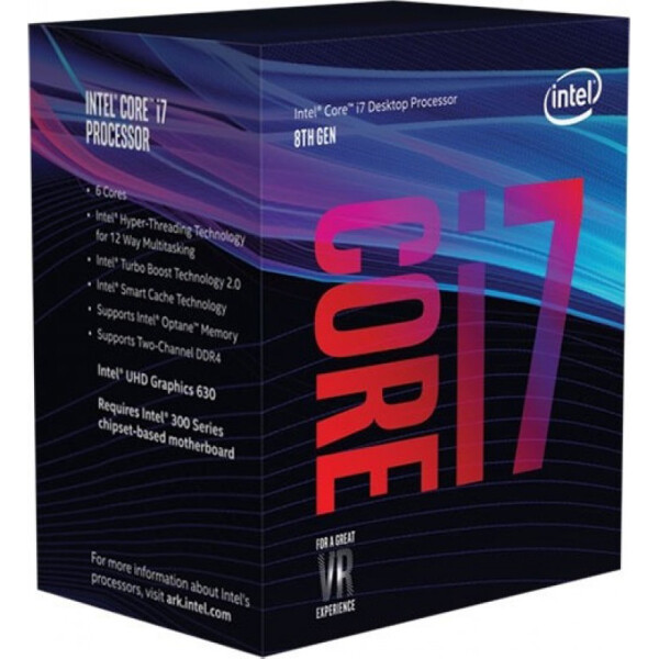 

Intel Core i7-8700K 3.7GHz(BX80684I78700K) Socket 1151 Tray "Refurbished"