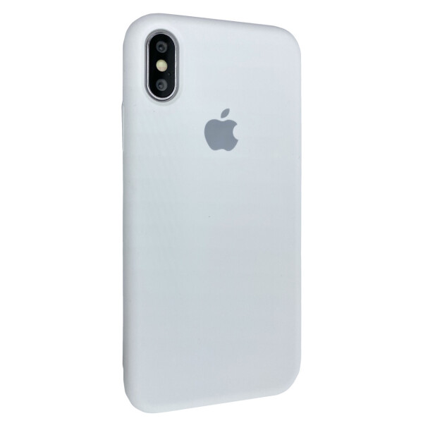

Чехол-накладка Silicone Case Full Cover для Apple iPhone X / XS (white)