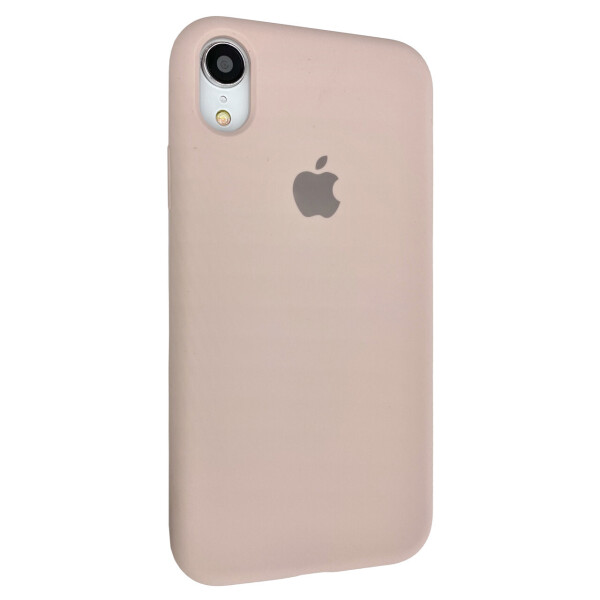 

Чехол-накладка Silicone Case Full Cover для Apple iPhone XR (pink sand)