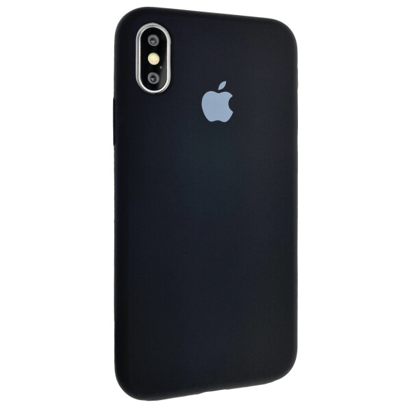 

Чехол-накладка Silicone Case Full Cover для Apple iPhone XS Max (black)