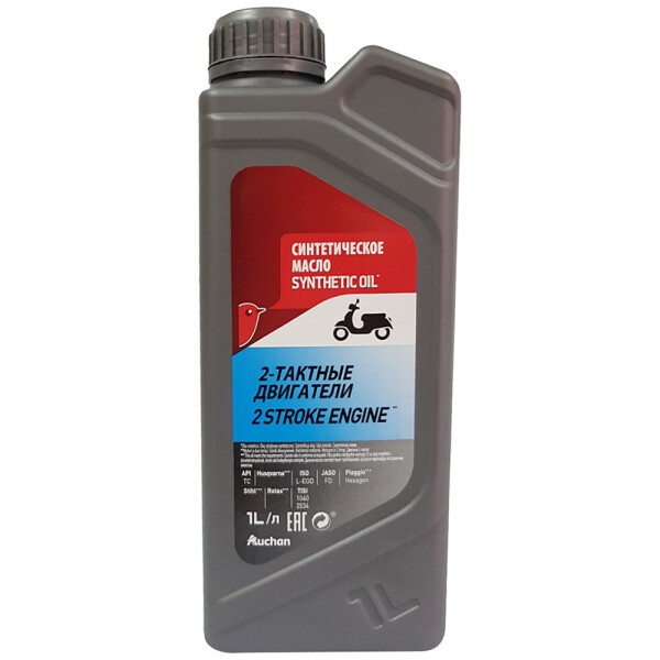 

Масло синтетическое 2-тактные двигатели Auchan, 1 л